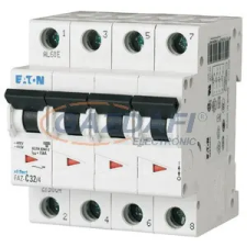 EATON EATON 279054 FAZ-C5/4 Kismegszakító, 15kA 4-pól. villanyszerelés
