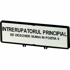 Eaton Electric Gmbh Eaton felirati tábla /t0, t3, p1, zfs73-t0-205542 villanyszerelés