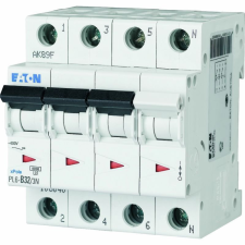 Eaton Electric Gmbh Kismegszakító 3P+N B 32A 6kA PL6-C32/3N (106913) villanyszerelés