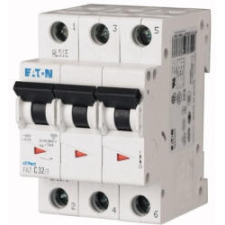 EATON Kismegszakító 3C 40A 15kA FAZ-C40/3 278877 Eaton (278877) villanyszerelés