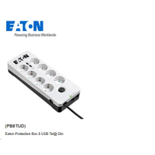 EATON túlfeszültségvédő - Protection Box 8 Tel@ USB DIN (PB8TUD) (PB8TUD) hosszabbító, elosztó