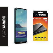 Eazyguard Nokia 3.4 gyémántüveg képernyővédő fólia - Diamond Glass 2.5D Fullcover - fekete mobiltelefon kellék