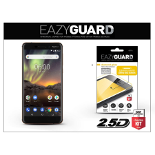 Eazyguard Nokia 6.1/6 (2018) gyémántüveg képernyővédő fólia - Diamond Glass 2.5D Fullcover - fekete mobiltelefon kellék