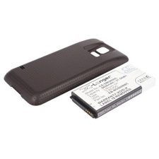 EB-B900BU 5600 mAh fekete hátlapos utángyártott akkumulátor mobiltelefon akkumulátor