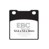 EBC BRAKES EBC FA063HH erősített fékbetét szett (1 tárcsához) EBC Brakes Futómű és fék alkatrészek Fékbetétek (tárcsafék)