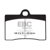 EBC BRAKES EBC FA095 első fékbetét garnitúra (1 tárcsához) EBC Brakes Futómű és fék alkatrészek Fékbetétek (tárcsafék)