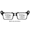 EBC BRAKES EBC FA436HH fékbetét szett, erősített (1 tárcsához) EBC Brakes Futómű és fék alkatrészek Fékbetétek (tárcsafék)