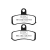 EBC BRAKES EBC FA457V V-PAD fékbetét készlet (1 tárcsához) EBC Brakes Futómű és fék alkatrészek Fékbetétek (tárcsafék)