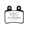EBC BRAKES EBC SFA350HH robogó fékbetét (1 tárcsához, szinterezett) EBC Brakes Fékrendszer és alkatrészei Fékbetétek, fékpofák és féktárcsák Tárcsafékbetétek