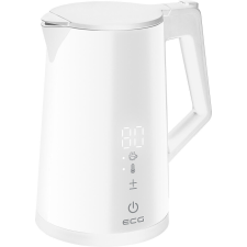 ECG ECG RK 1893 Digitouch White Duplafalú vízforraló hőfokszabályzóval, fehér vízforraló és teáskanna
