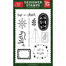Echo Park Christmas Joy Cup Of Cheer Szilikonbélyegző Clear Stamps (1 db) bélyegző