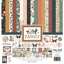 Echo Park Family Scrapbook papírkészlet 12&quot; (30 cm) Collection Kit (1 csomag) decoupage papír
