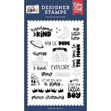 Echo Park My Little Boy Handsome And Kind Szilikonbélyegző Clear Stamps (1 db) bélyegző