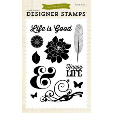 Echo Park Szilikonbélyegző készlet , 4X6 Stamp / Life is Good (1 csomag) bélyegző