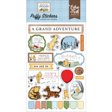 Echo Park Winnie The Pooh Pufi matrica Puffy Stickers (1 ív) matrica