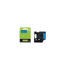 ECO Feliratozógép szalag kompatibilis Dymo S0720710/40916 9mmx7m ECO fekete/kék információs címke