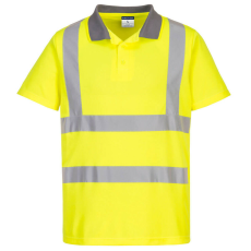  Eco Hi-Vis S/S póló (6-os csomag) PW_EC10YER4XL Sárga - 4XL méret