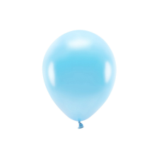 Eco Lufi 26cm Metál világoskék (10 db) party kellék