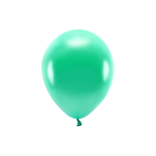 Eco Lufi 26cm Metál zöld (10 db) party kellék