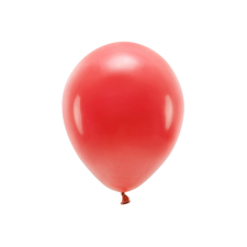Eco Lufi 30 cm Pasztell piros (10 db) party kellék