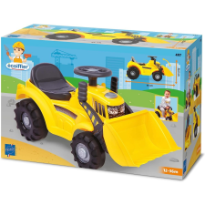 Écoiffier Játék traktor bébitaxi homlokrakodóval lábbal hajtható járgány