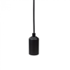 Ecolight Lampa Wisząca Oprawa Sufitowa Zwis E27 Czarny Matowa 2m OSW-2 Zero Ecolight