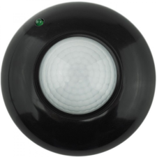 Ecolight PIR 360° mozgás- és szürkületérzékelő 6 m mennyezeti fekete világítás