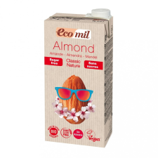 EcoMil Bio mandulaital hozzáadott édesítőszer nélkül 1 liter reform élelmiszer