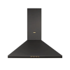 Ecorgan EVIDO ONDA fali páraelszívó, kürtős, 60 cm Antracit/Bronz