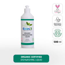 Ecos3 organikus kézi mosogatószer (500ml) tisztító- és takarítószer, higiénia