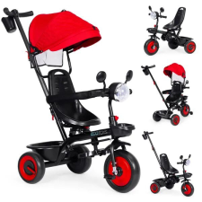 EcoToys 3 az 1-ben 6 hó+ gyermek Tricikli - Piros, Fekete tricikli