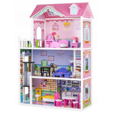 EcoToys Ecotoys mesebeli kapcsos házikó felvonóval TL43004C babaház