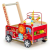 EcoToys fa Járássegítő - Tűzoltóautó #piros