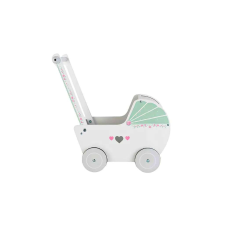 EcoToys Fából készült babakocsi járókeret ECOTOYS játék babakocsi