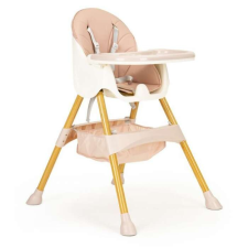 EcoToys HC-823S 2 az 1-ben etetőszék - Rózsaszín etetőszék