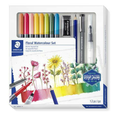 Ecsetirón készlet, kétvégű, STAEDTLER "Mixed Set 5", 8 különböző szín filctoll, marker