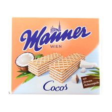 Ed. Haas Hungária Kft. Manner ostyaszelet 75g Kókuszos csokoládé és édesség