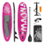 EDDC SUP felnőtt rózsaszín Stand Up Paddle 308x76x10 cm felfújható deszka Stand Up Board komplett készlet