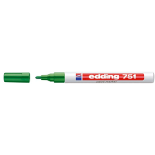 EDDING 751 1-2 mm Lakkmarker Zöld (7580097004) filctoll, marker