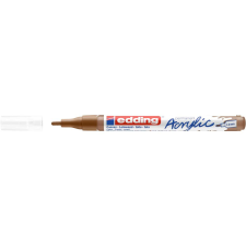 EDDING Akril marker 1-2mm, edding 5300 mogyoró barna filctoll, marker
