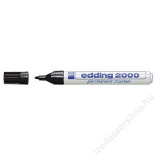 EDDING Alkoholos marker, 1,5-3 mm, kúpos, EDDING 2000, fekete (TED2000FK) filctoll, marker