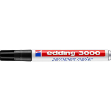 EDDING Alkoholos marker, 1,5-3 mm, kúpos, EDDING 3000 , fekete filctoll, marker