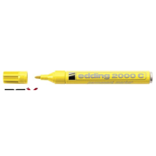 EDDING Alkoholos marker, 1,5-3 mm, kúpos, EDDING &quot;2000&quot;, sárga filctoll, marker