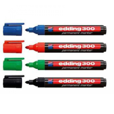 EDDING Alkoholos marker 1,5-3mm, kerek Edding 300 piros filctoll, marker