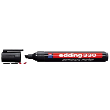 EDDING Alkoholos marker, 1-5 mm, vágott, EDDING &quot;330&quot;, fekete filctoll, marker