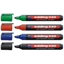EDDING Alkoholos marker 1-5mm, vágott Edding 330 piros filctoll, marker