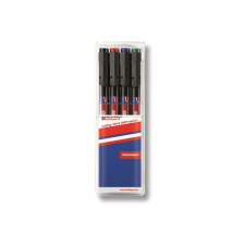 EDDING Alkoholos marker készlet, 0,3mm, 140S Edding, 4 klf. szín filctoll, marker