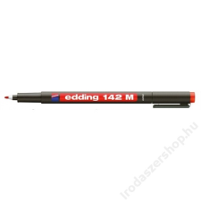 EDDING Alkoholos marker, OHP, 1 mm, EDDING 142 M, piros (TED14221) filctoll, marker