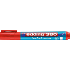 EDDING Flipchart marker, 1,5-3 mm, kúpos, EDDING 380, piros (TED380P) filctoll, marker