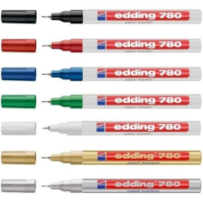 EDDING LAKKFILC EDDING 780 0,8MM FEKETE filctoll, marker